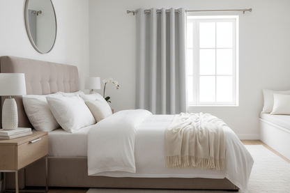 Rideau gris clair SIENNA - Chambre