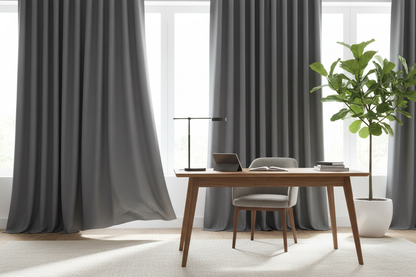 Rideau gris SIENNA - Bureau