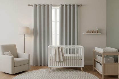 Rideau gris SIENNA - Chambre bébé