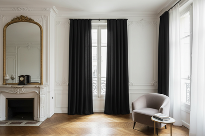 Rideau noir occultant Sovereigna - Appartement Haussmannien
