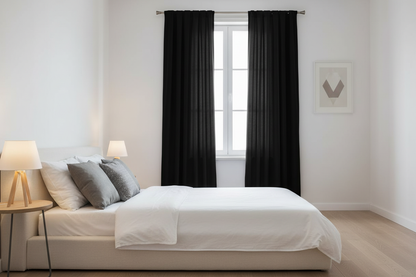 Rideau noir occultant Sovereigna - Chambre moderne minimaliste