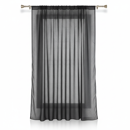 Rideau noir voilage TISSARIA - Image Google Shopping
