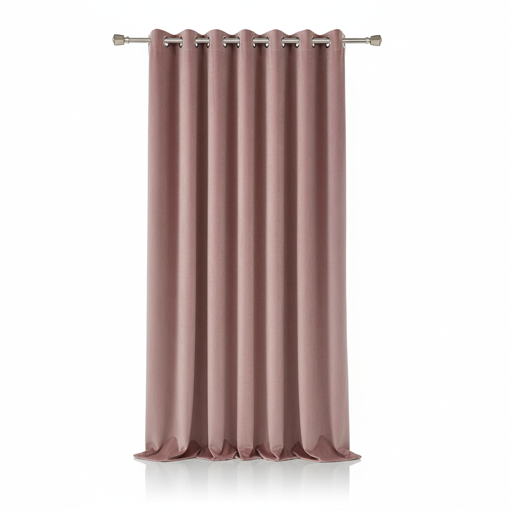 Rideau rose occultant style velours MAJESTIA - Image Google Shopping