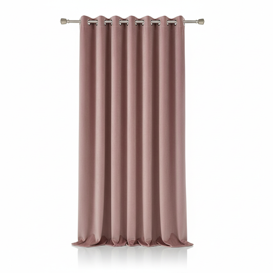 Rideau rose occultant style velours MAJESTIA - Image Google Shopping