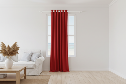 Rideau rouge occultant Sovereigna - Intérieur coastal