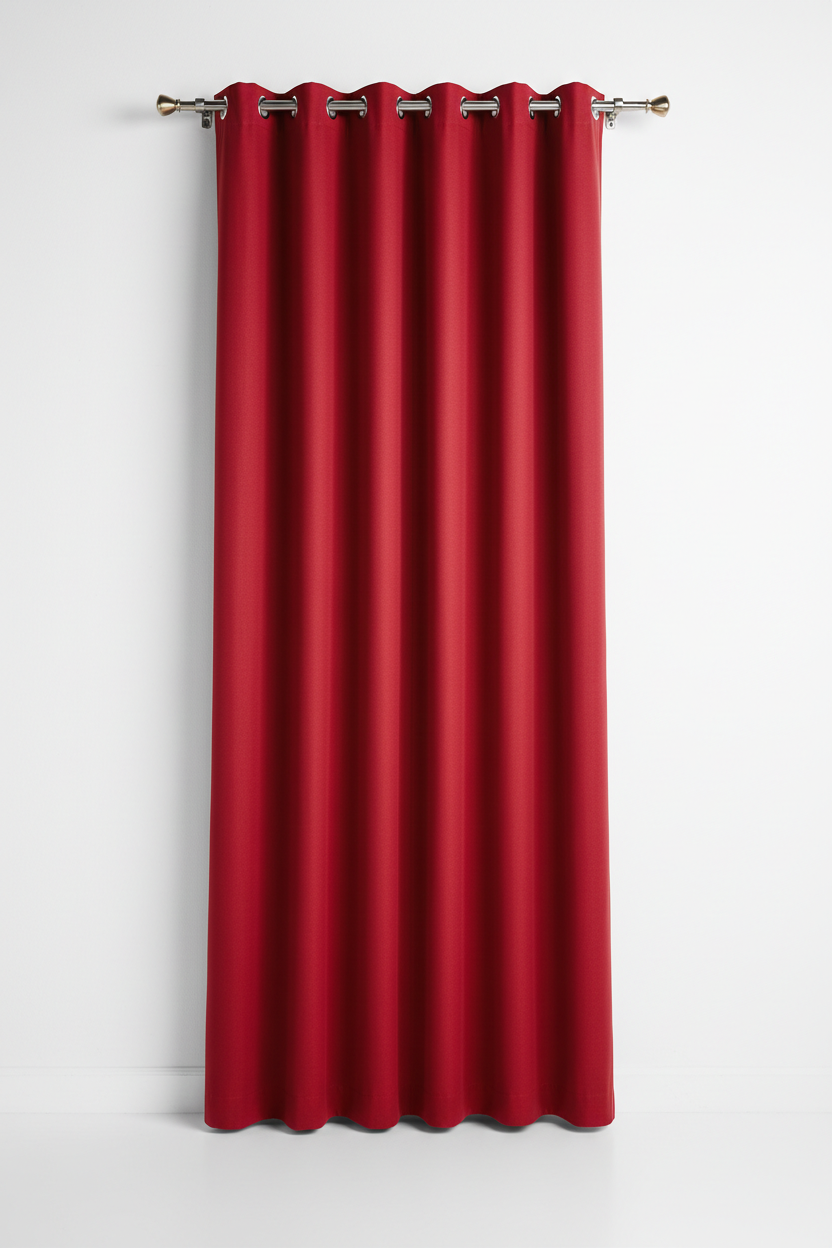 Rideau rouge vif SIENNA - Google Shopping