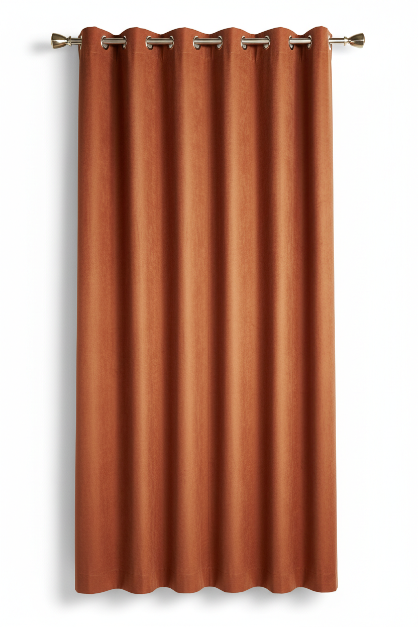 Rideau terracotta SIENNA avec anneaux - Google Shopping