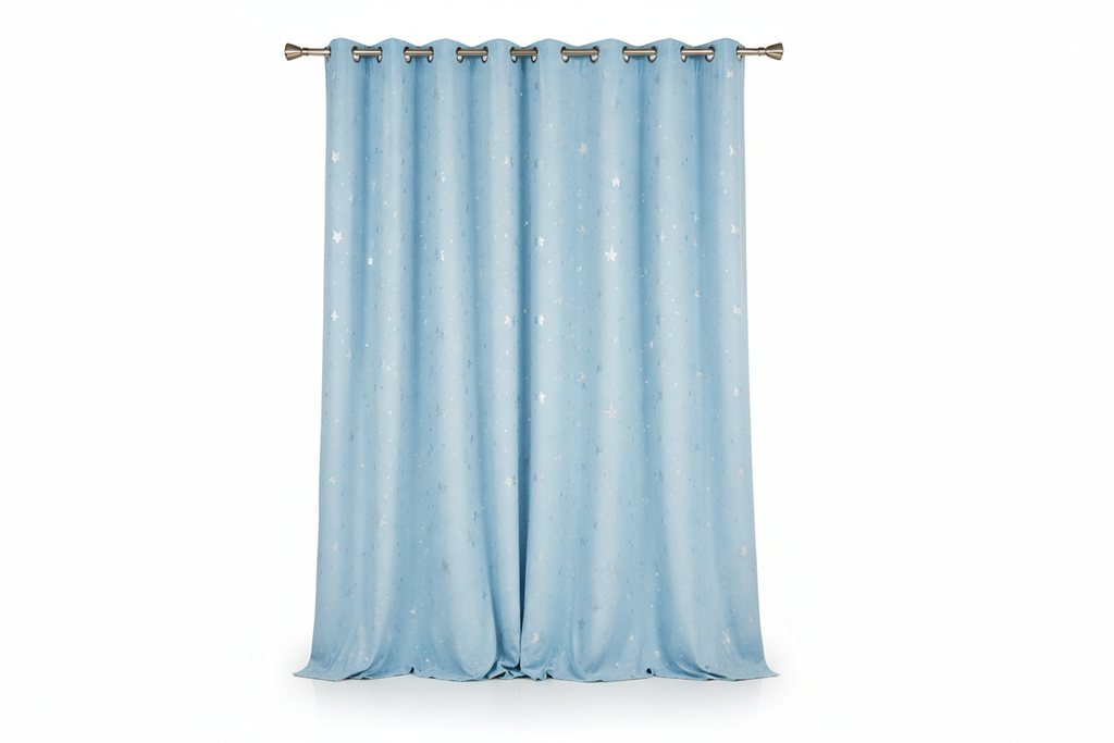 Rideaux bleu ciel étoiles Google Shopping