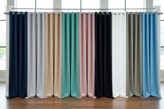 Rideaux suspendus toutes couleurs