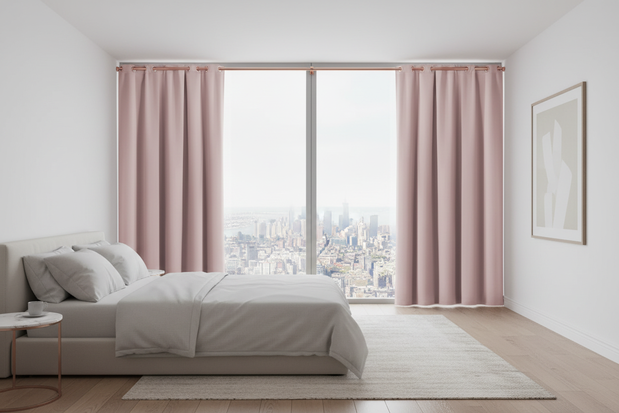 SOMBRIEL Rose - Chambre minimaliste