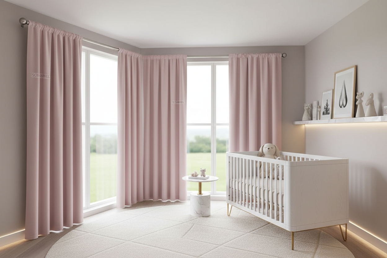 SOMBRIEL Rose - Nursery contemporain