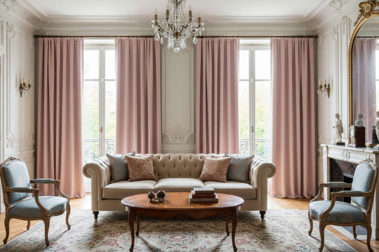 SOMBRIEL Rose - Salon haussmannien