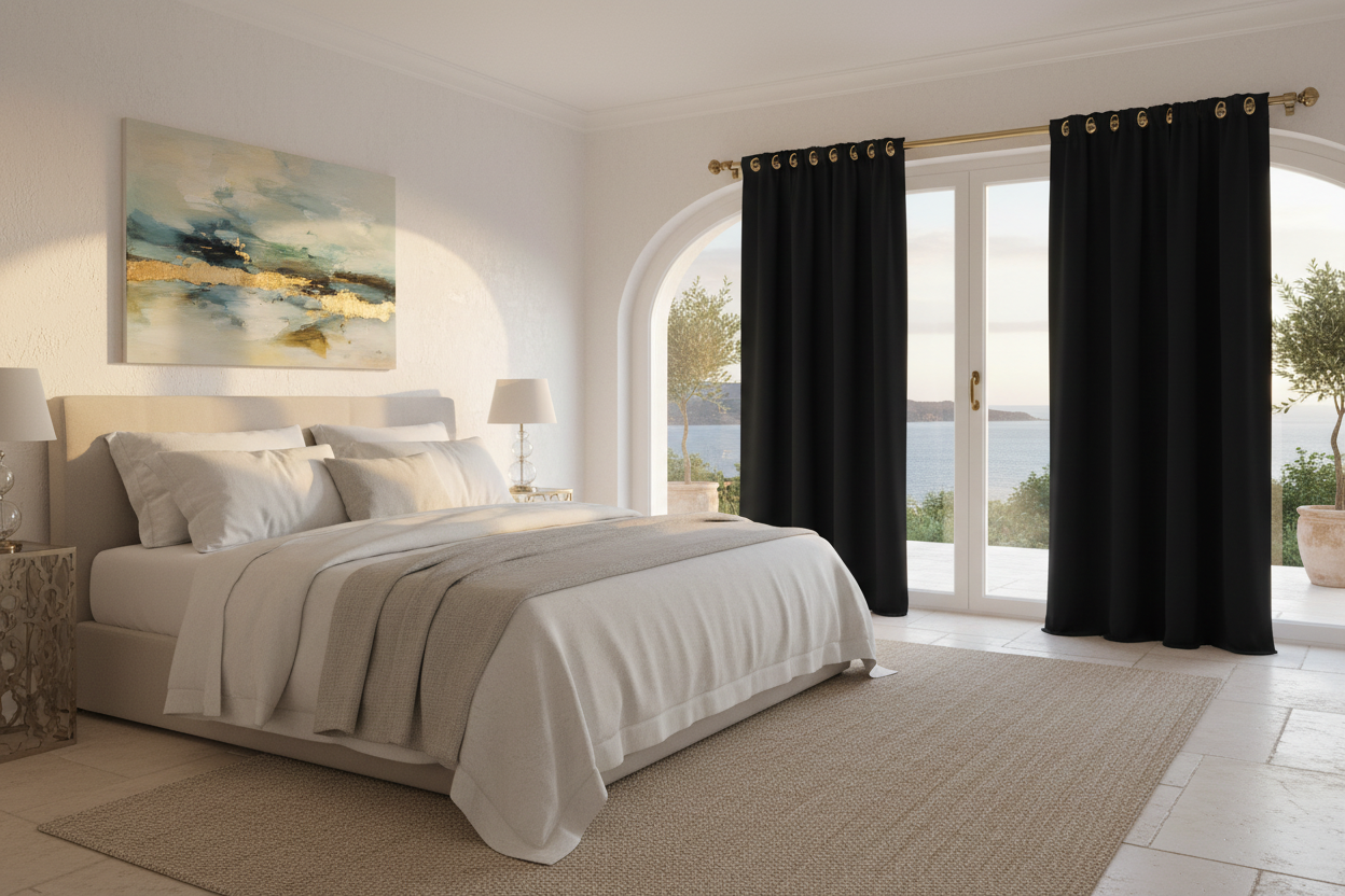 SOMBRIEL - Villa méditerranéenne avec anneaux laiton poli