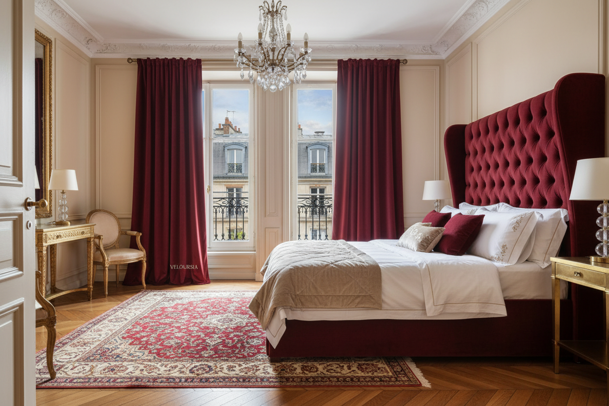 VELOURSIA - Chambre haussmannienne