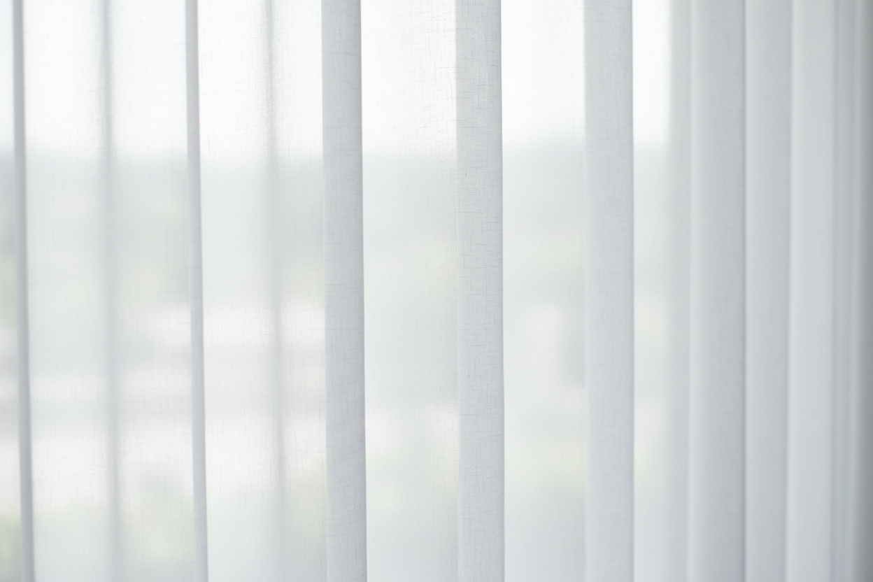 Voilage gris clair - Détail texture