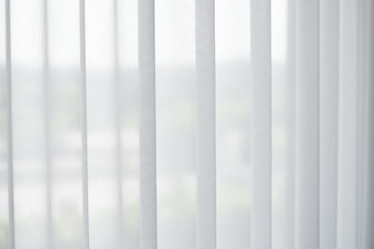 Voilage gris clair - Détail texture