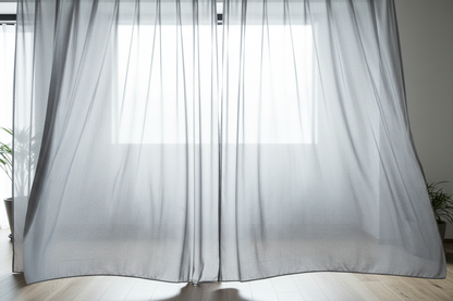 Voilage gris - Mouvement artistique