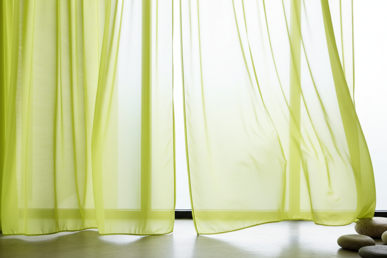 Voilage vert pomme - Mouvement artistique